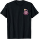In My Muscle Mommy Era Groovy (2sides) T-Shirt - T-Shirt | Black