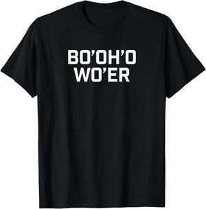 Funny British Accents Bo'Oh'o Wo'er - Bottle of Water T-Shirt - T-Shirt | Black