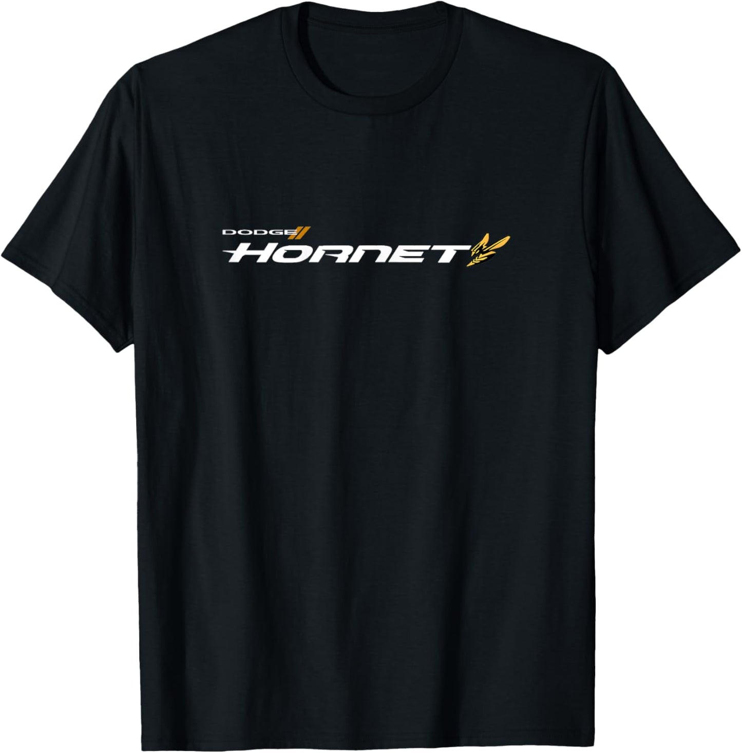 Dodge Hornet Logo (White) T-Shirt - T-Shirt | Black