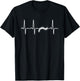 Millipede Heartbeat Gift Women Arthropod Lover T-Shirt - T-Shirt | Black