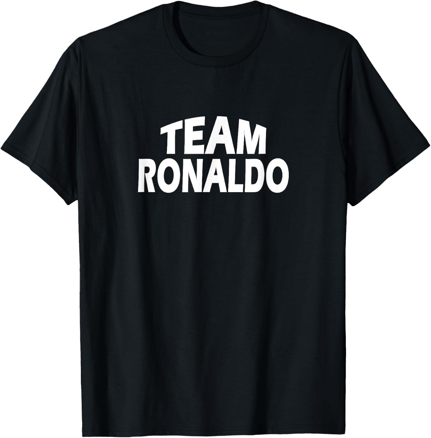Ronaldo is The Name - Funny Team Ronaldo T-Shirt - T-Shirt | Black