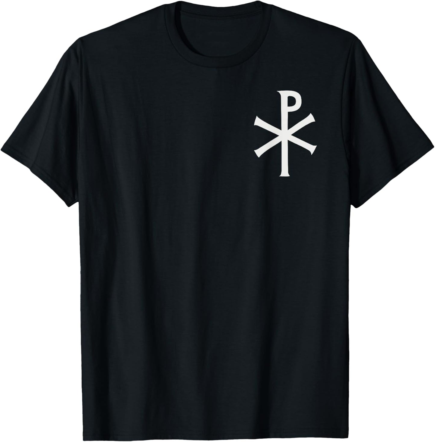 Chrismon Chi Rho Christian Monogram Christogram T-Shirt - T-Shirt | Black