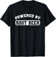 Powered By Root Beer T-Shirt - T-Shirt | Black