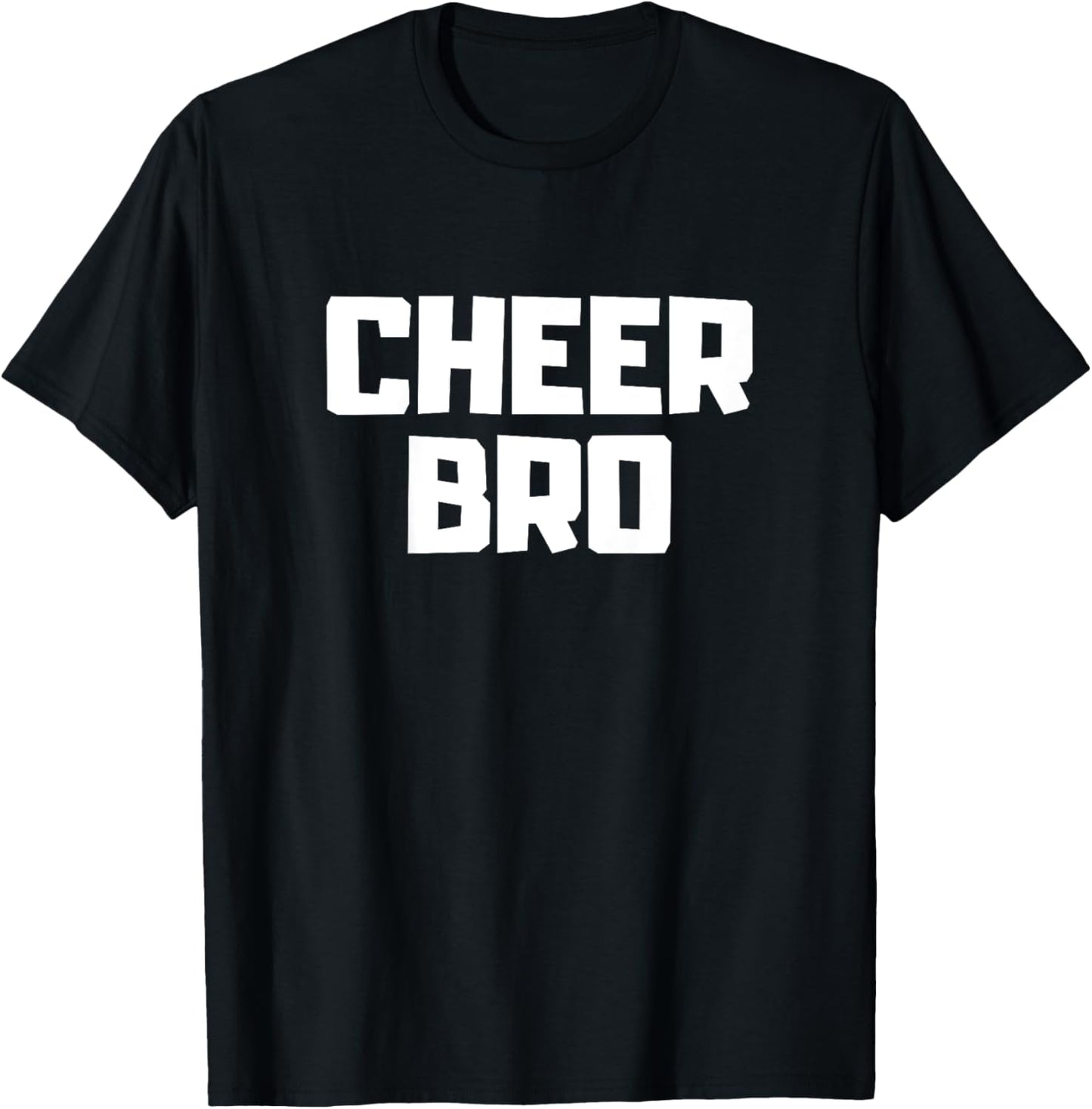 Kids Cheer Bro Cheerleader Brother T-Shirt - T-Shirt | Black