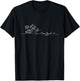 Cocoa Beach, Florida Signature Heart Art - Beach Souvenir T-Shirt - T-Shirt | Black