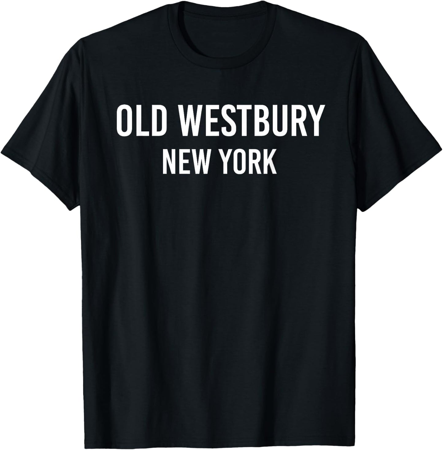 OLD WESTBURY NEW YORK NY USA Patriotic Vintage Sports T-Shirt - T-Shirt | Black