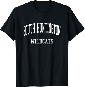 South Huntington High School HS Huntington Station NY Retro T-Shirt - T-Shirt | Black