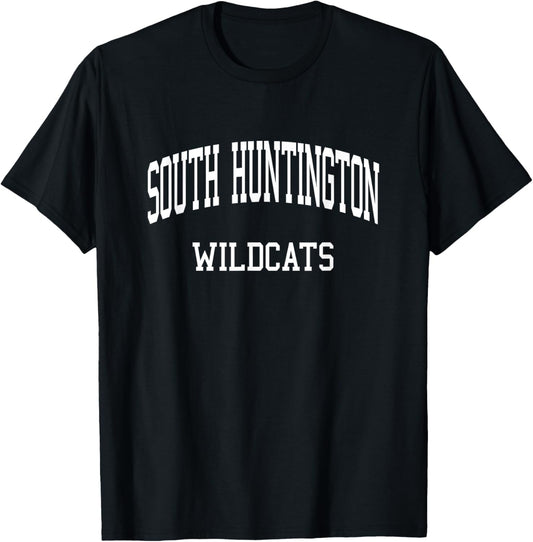 South Huntington High School HS Huntington Station NY Retro T-Shirt - T-Shirt | Black