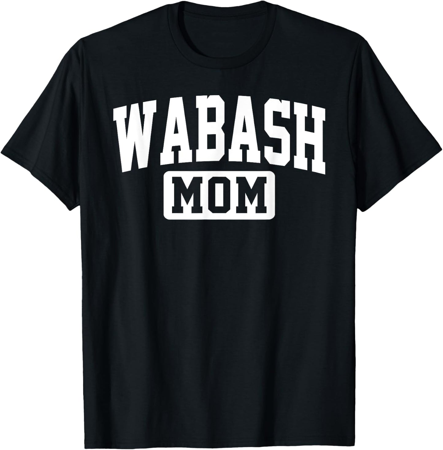 Wabash College Mom Mother Arch Vintage Family Men Women T-Shirt - T-Shirt | Black