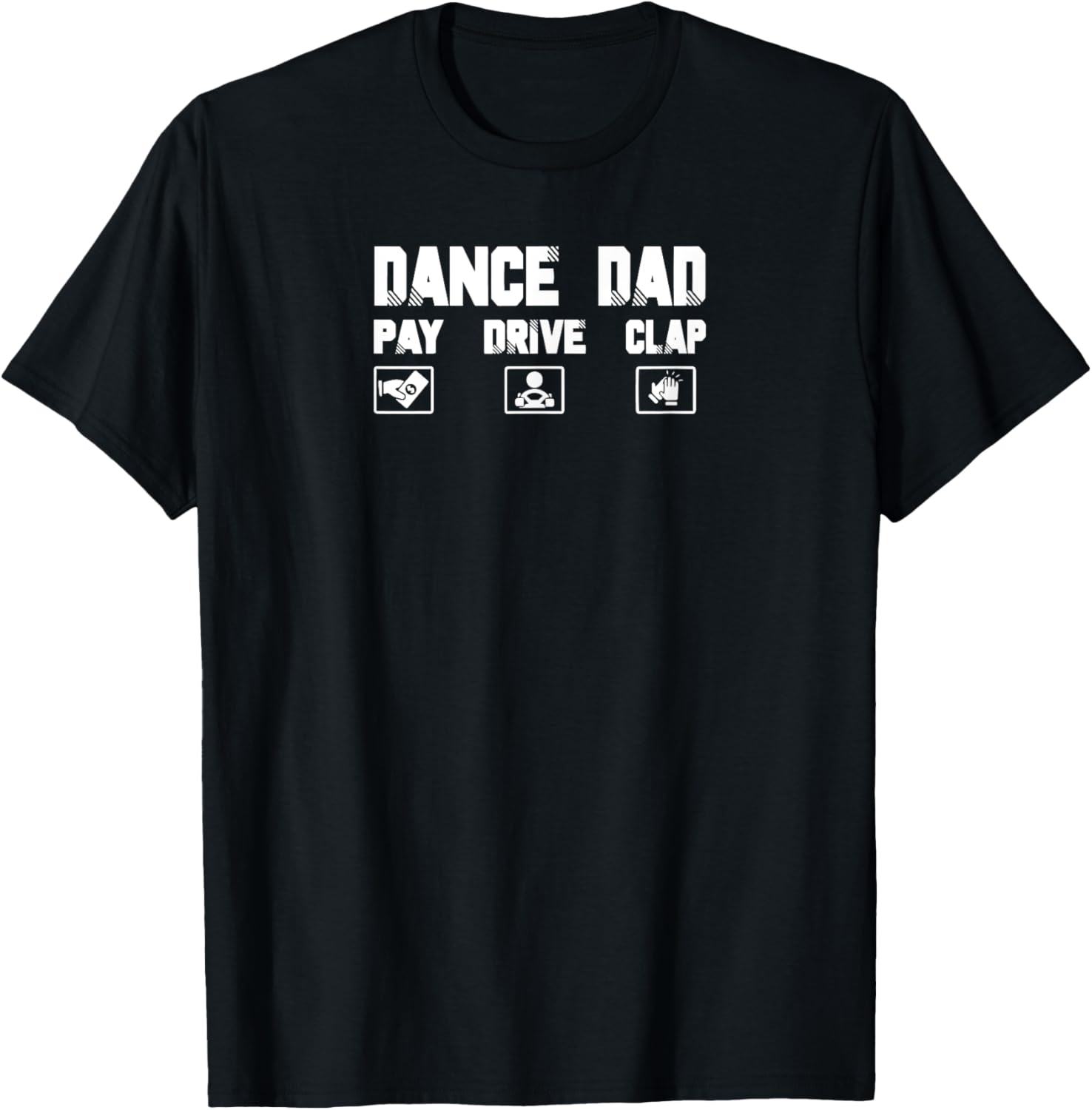 Dance Dad Funny Dancing father Proud Dancer Dad I Finance T-Shirt - T-Shirt | Black