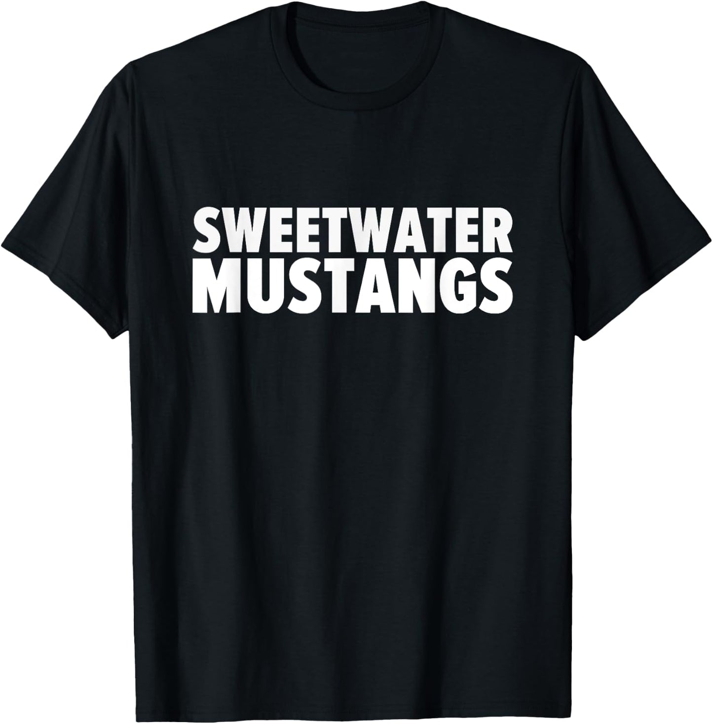 Sweetwater Mustangs Bold T-Shirt - T-Shirt | Black