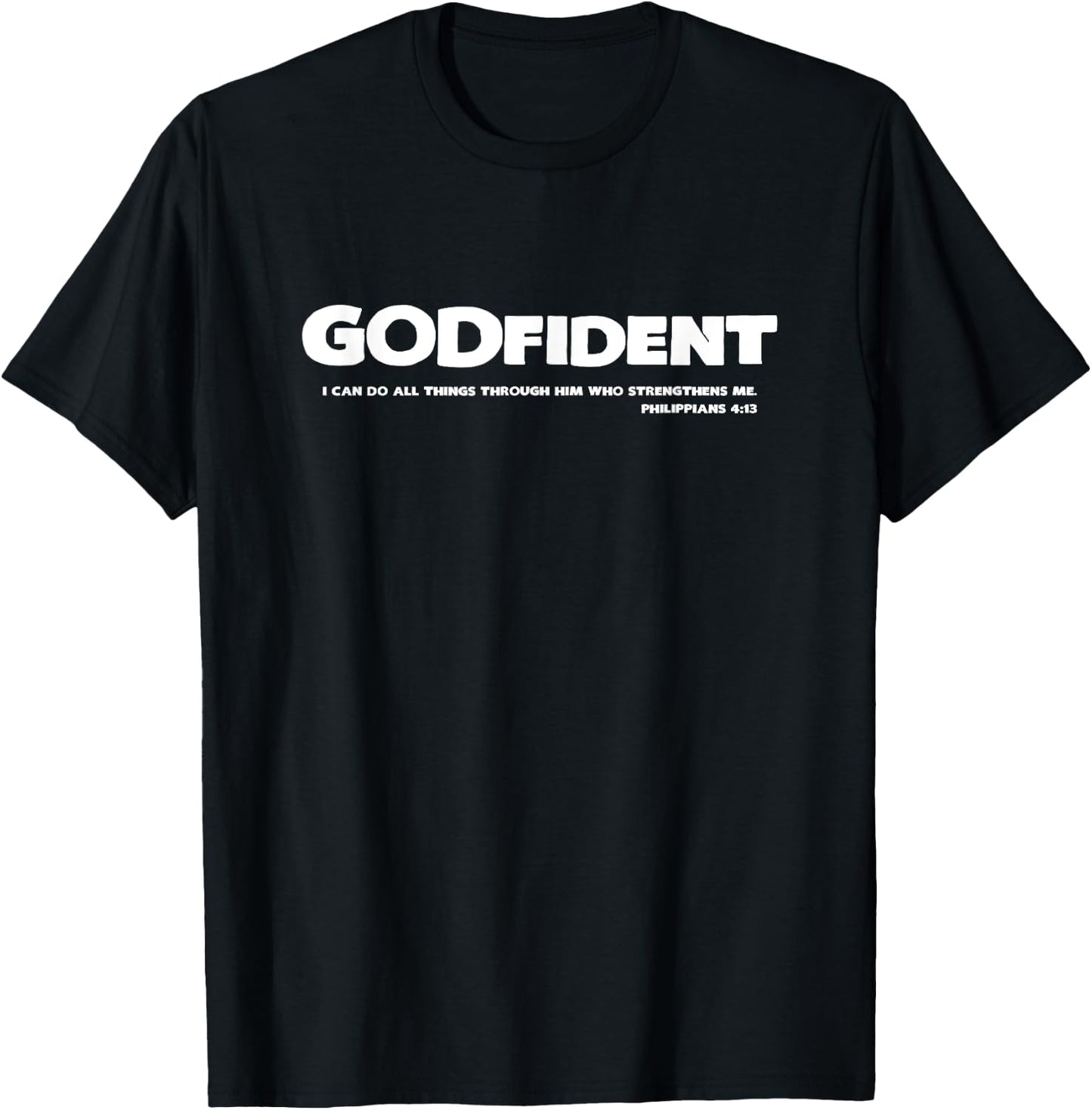 Godfident - Christian Definition T-Shirt - T-Shirt | Black