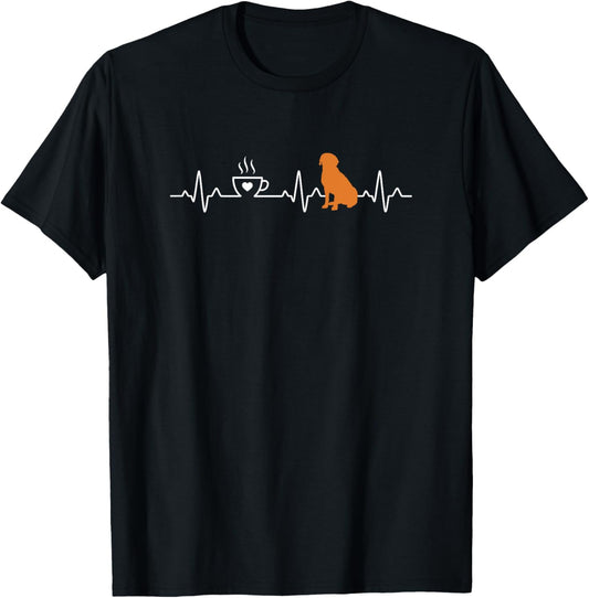 Fox Red Lab and Coffee Labrador Retriever Mom Grandma T-Shirt - T-Shirt | Black