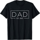 Dad 2021 Father Since 2021 Dad Est 2021 T-Shirt - T-Shirt | Black