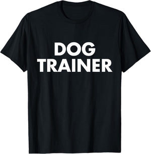 Dog Trainer Women Girls Kids T-Shirt - T-Shirt | Black