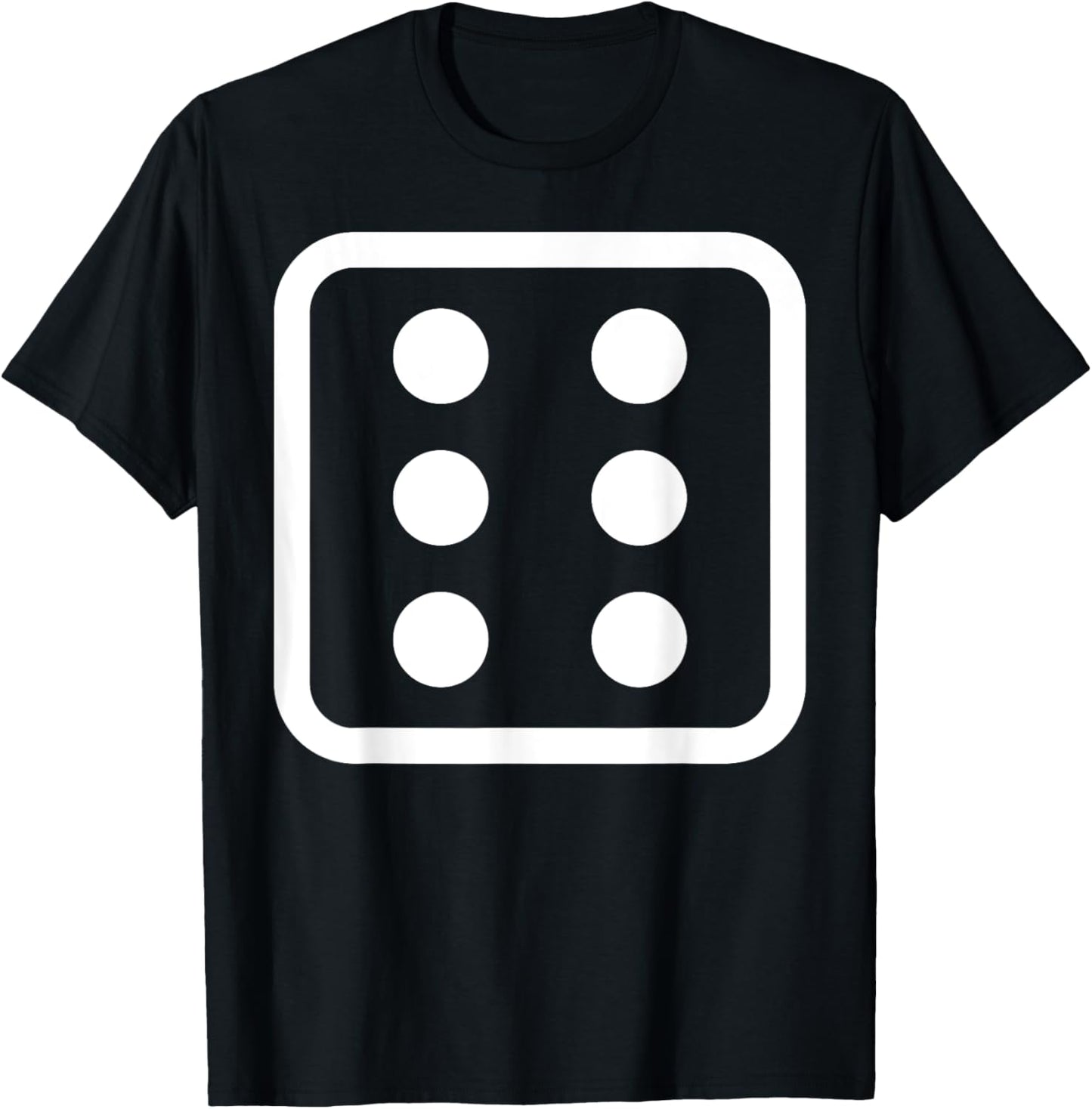 6 Dice And Six Dice Costume T-Shirt - T-Shirt | Black