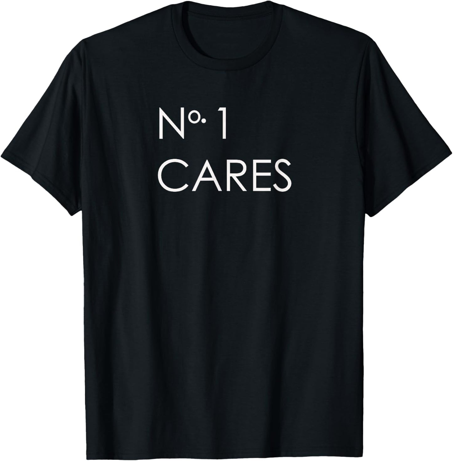 No 1 Cares T-Shirt - T-Shirt | Black