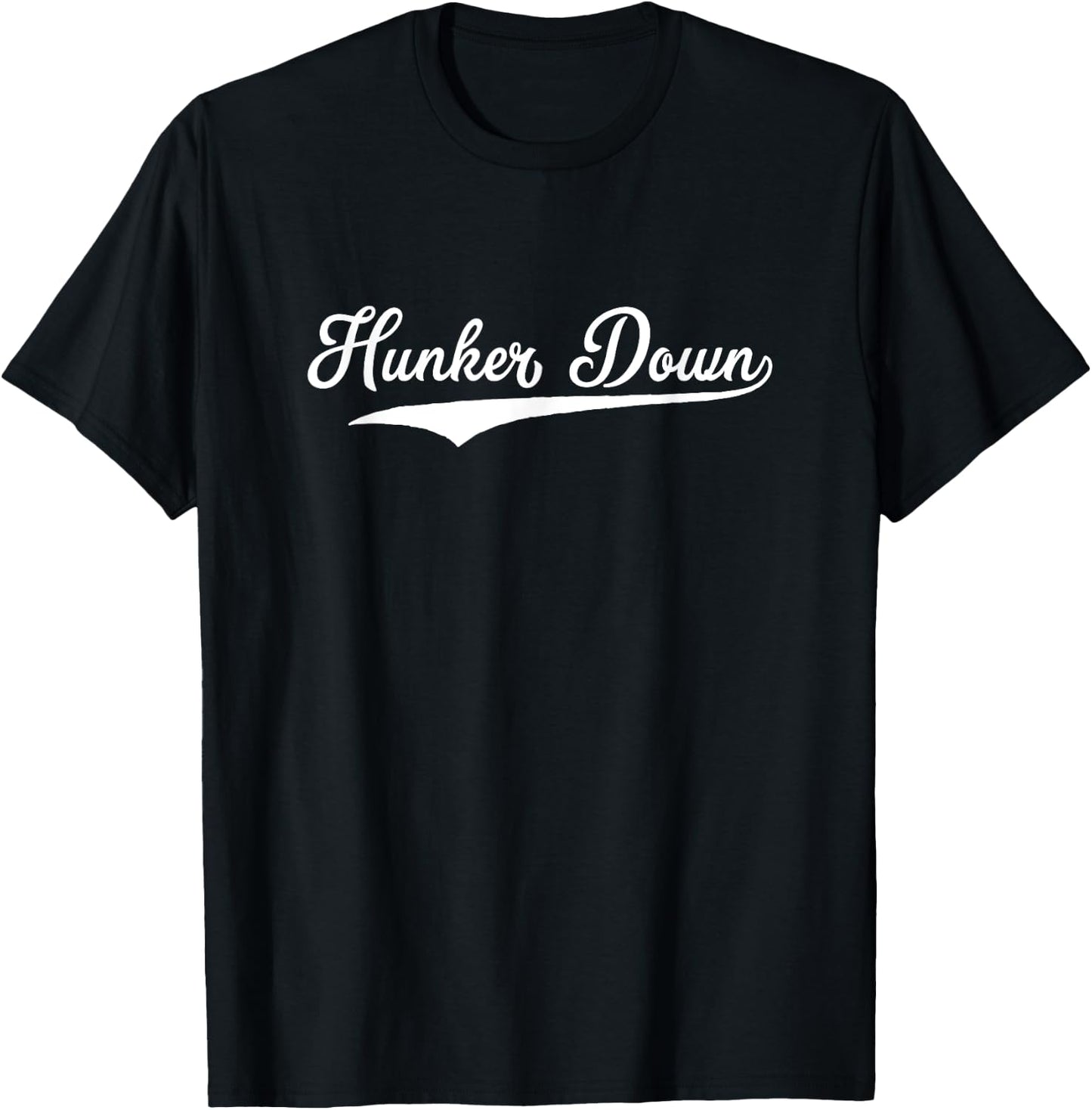 Hunker Down Canadian Urban Stealth Hammock Camping T-Shirt - T-Shirt | Black