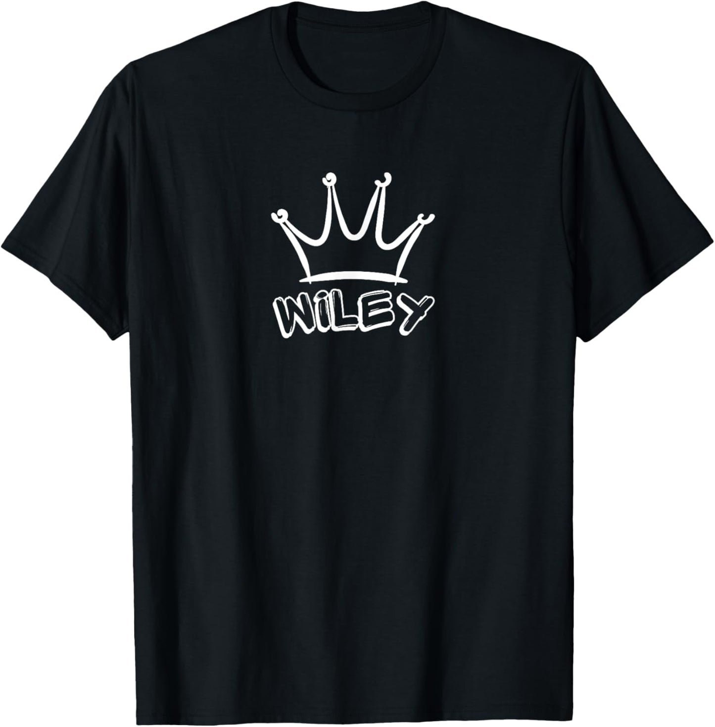 Wiley Family Name - Cool WILEY Name and Royal Crown T-Shirt - T-Shirt | Black