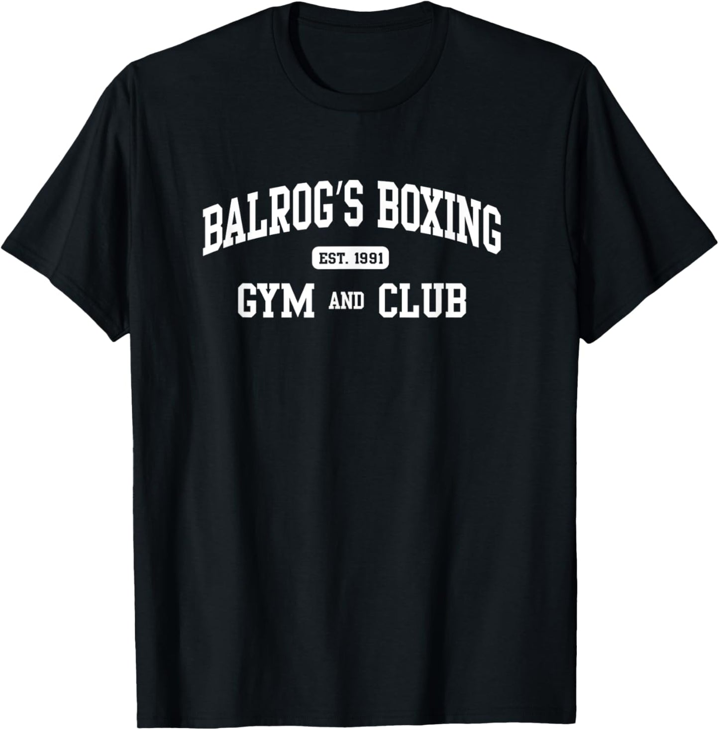 Vintage Balrog's Boxing Gym Club Est 1991 Boxing Day T-Shirt - T-Shirt | Black
