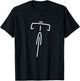 Minimalist Road Bike Triathlon Fixie Cyclist Road Bike T-Shirt - T-Shirt | Black