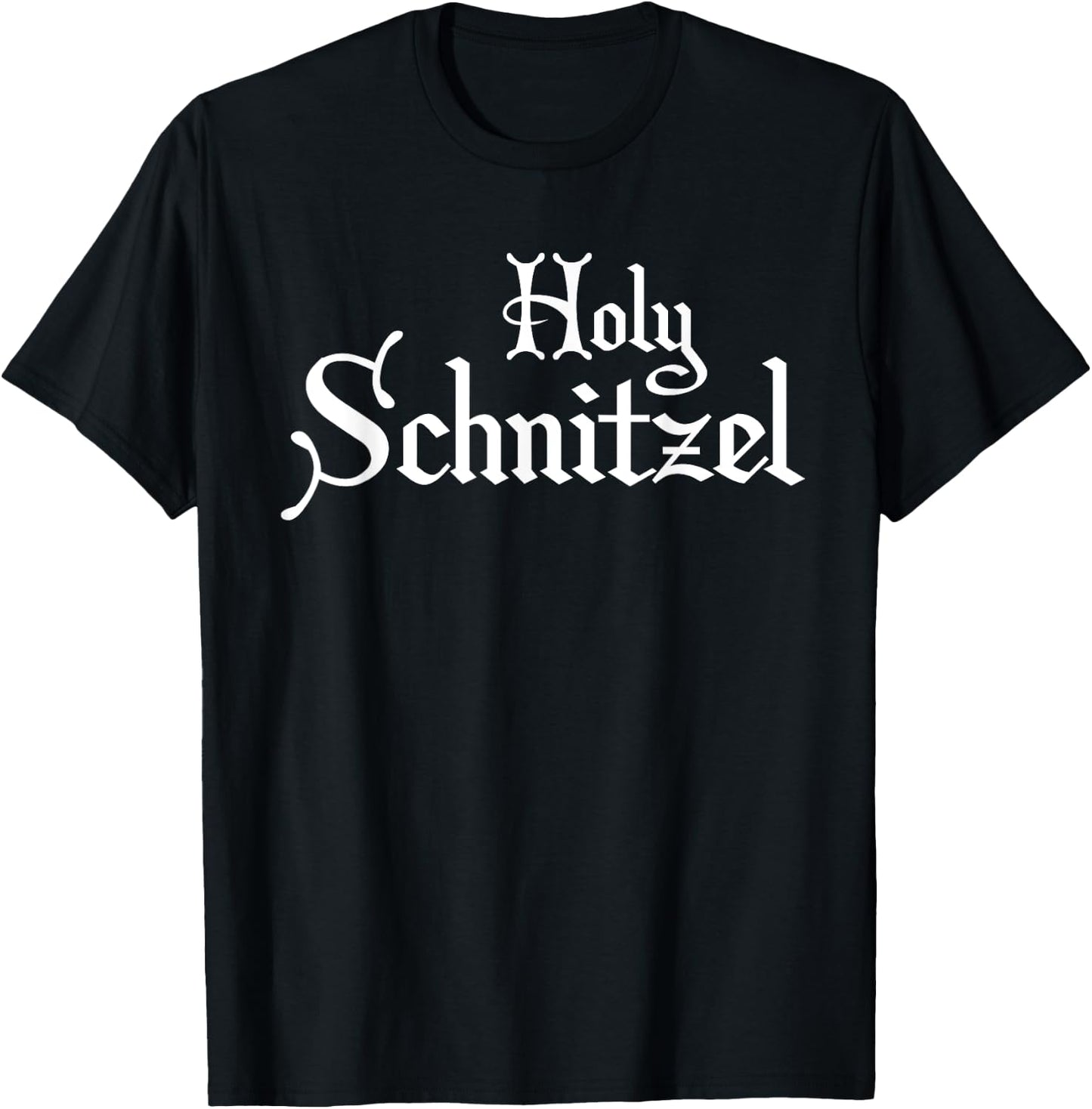 Holy Schnitzel Funny Oktoberfest In Germany T-Shirt - T-Shirt | Black
