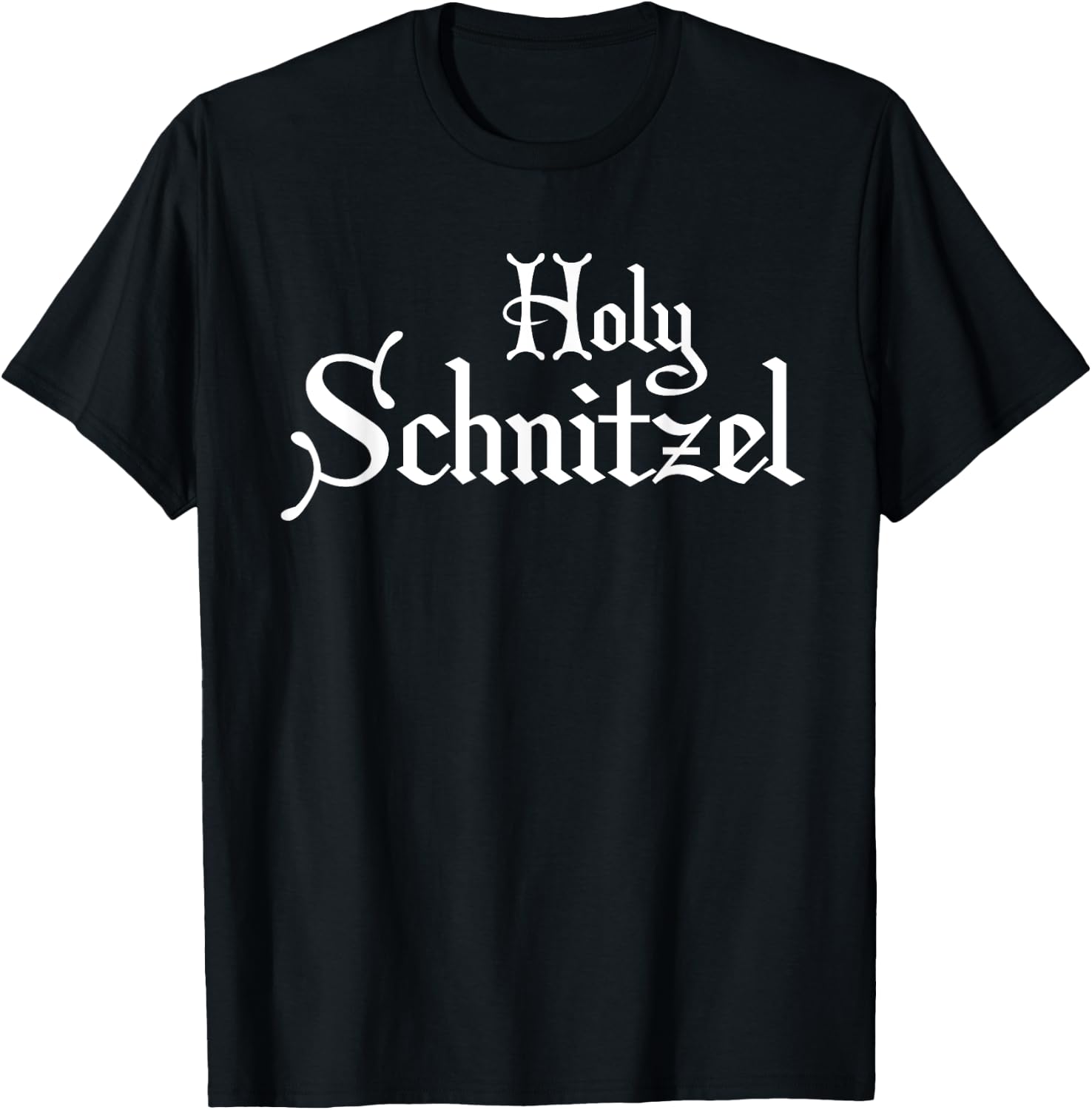 Holy Schnitzel Funny Oktoberfest In Germany T-Shirt - T-Shirt | Black