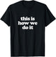 Cotton Jam Men's Adult Modern Lightweight Black Short Sleeve , Small T-Shirt - T-Shirt | Black