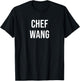 Chef Wang T-Shirt - T-Shirt | Black