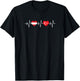 Österreichische Flagge Türkische Flagge Österreich Türkei T-Shirt - T-Shirt | Black