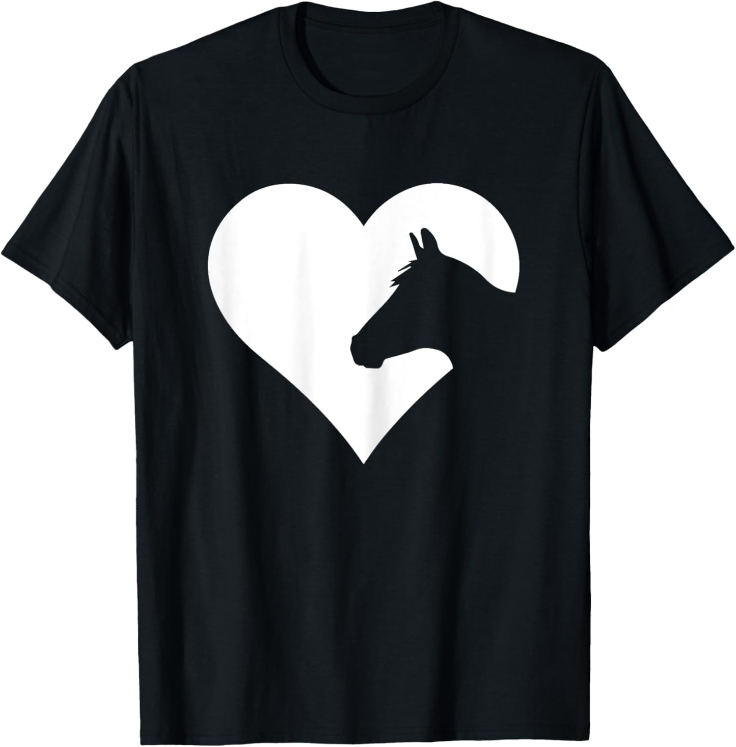 Horse lover Gift girls & women who love horses T-Shirt - T-Shirt | Black
