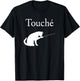 Touche Fencing Cat T-Shirt - T-Shirt | Black