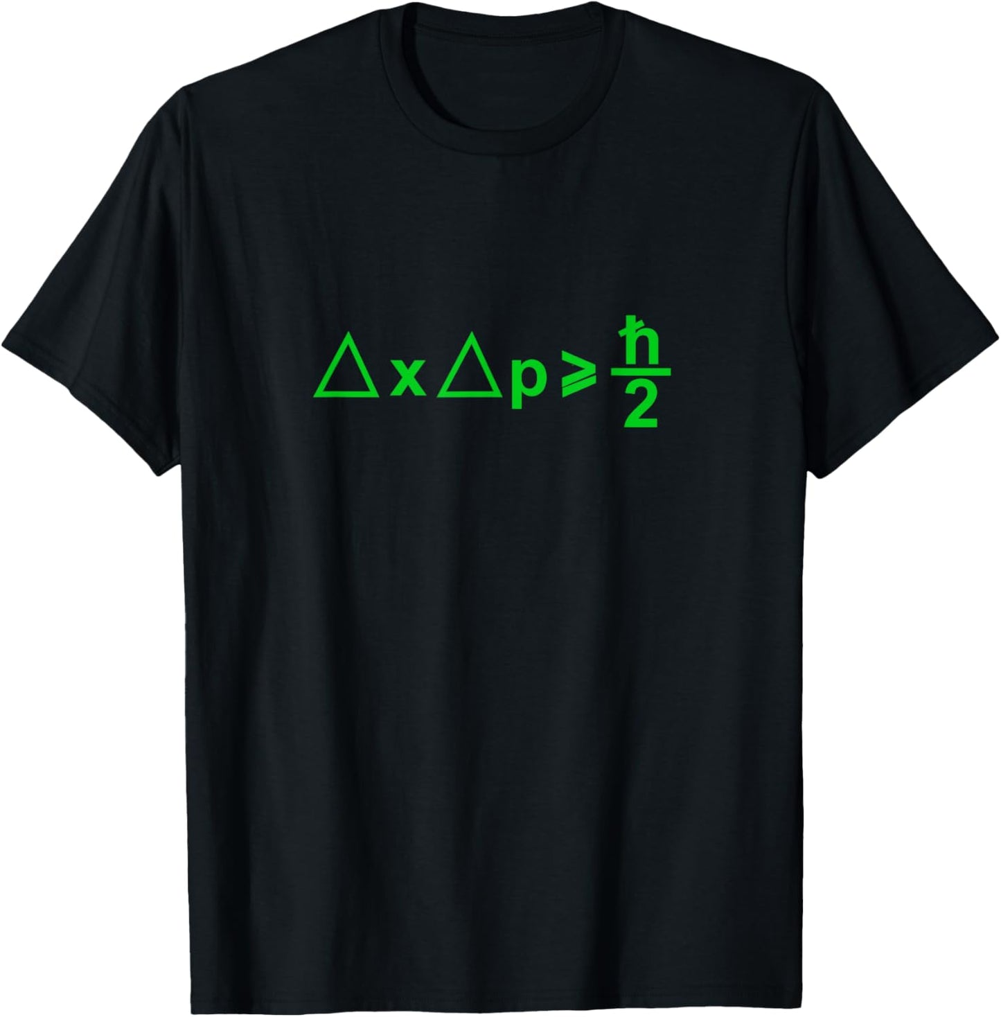 Quantum Mechanics Uncertainty T-Shirt - T-Shirt | Black