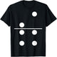 Domino Costume 2 4 Matching Family Easy Group Halloween T-Shirt - T-Shirt | Black