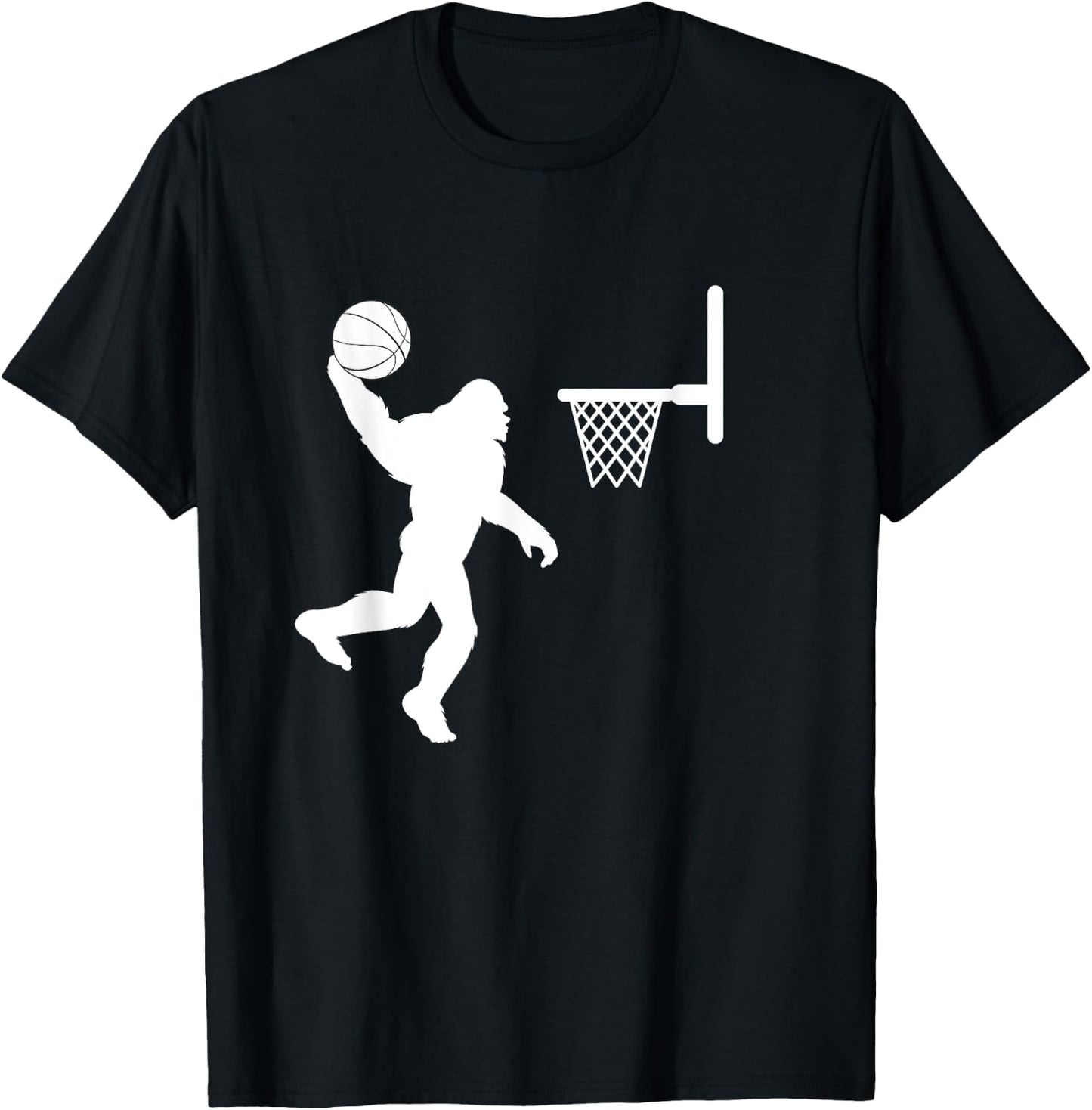 Bigfoot Basketball T-Shirt - T-Shirt | Black