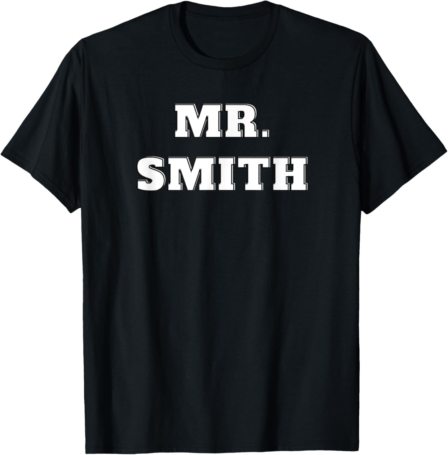 Fun Surname Apparel-Mr. Smith T-Shirt - T-Shirt | Black