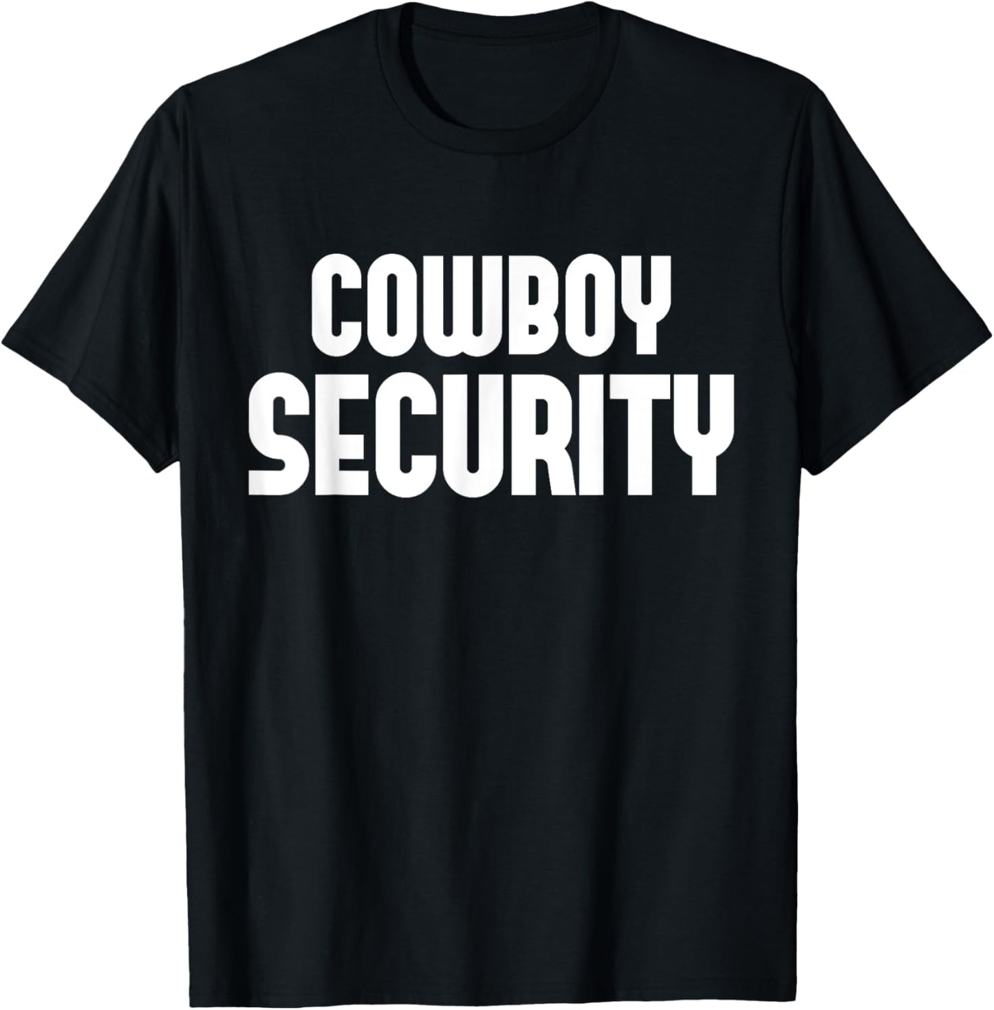 Cowboy Security T-Shirt - T-Shirt | Black