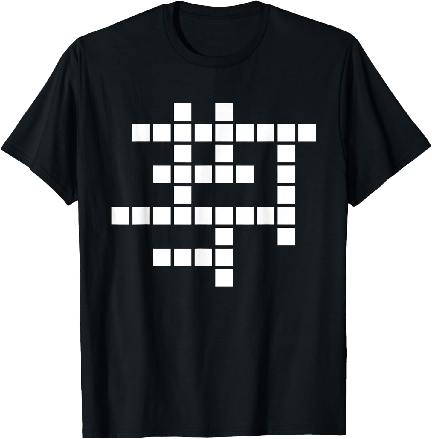 Crossword puzzle T-Shirt - T-Shirt | Black