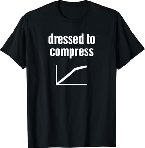 Compress - Funny Audio Engineer / Sound Guy T-Shirt - T-Shirt | Black