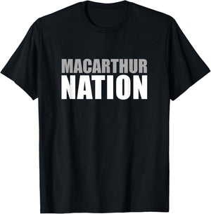 Macarthur High School Nation T-Shirt - T-Shirt | Black