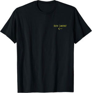 El Camino de Santiago 2023 Way of St James Saint Hiker Trail T-Shirt - T-Shirt | Black