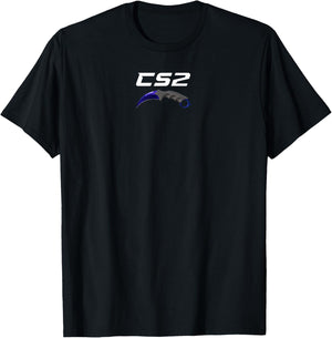 Fps Gamer Funny Cs First Person Competitive Gaming Cs2 T-Shirt - T-Shirt | Black