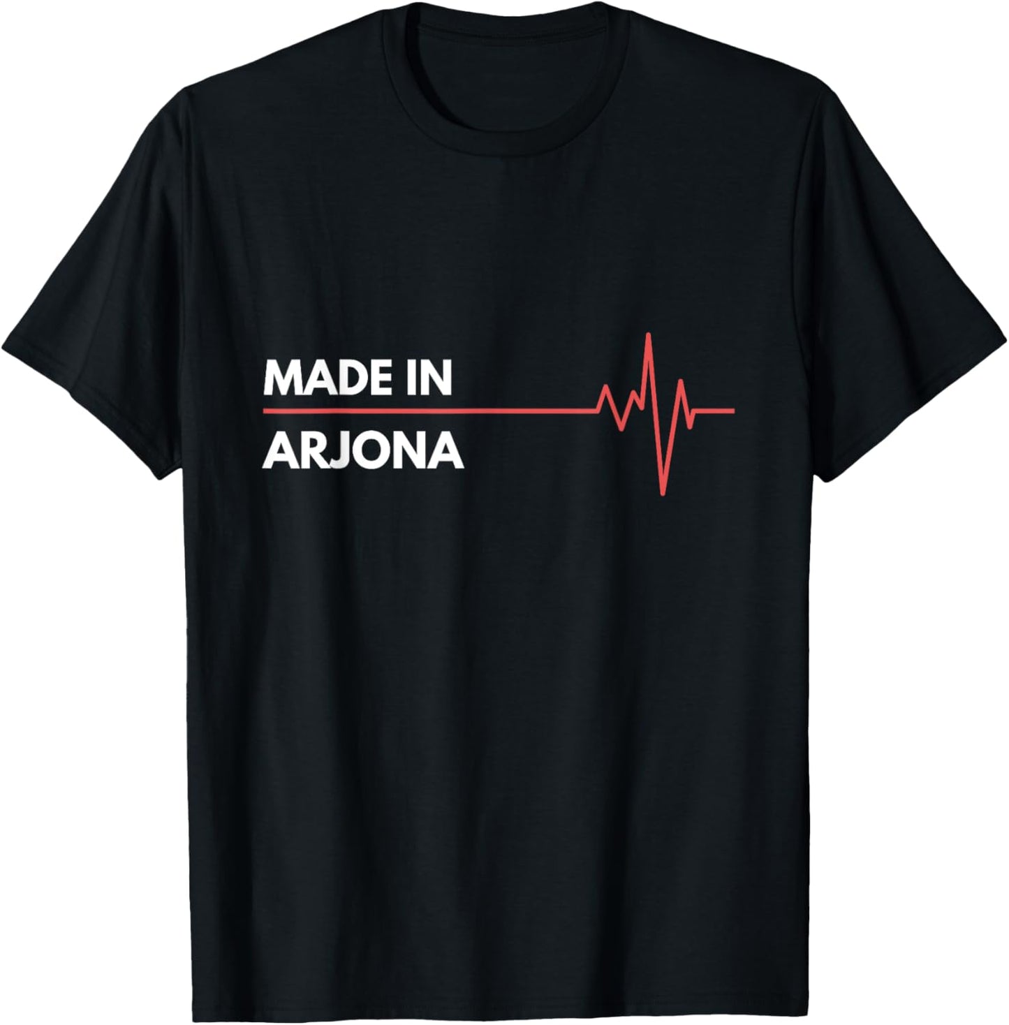 Made In Arjona Colombia City Of Birth Hometown T-Shirt - T-Shirt | Black