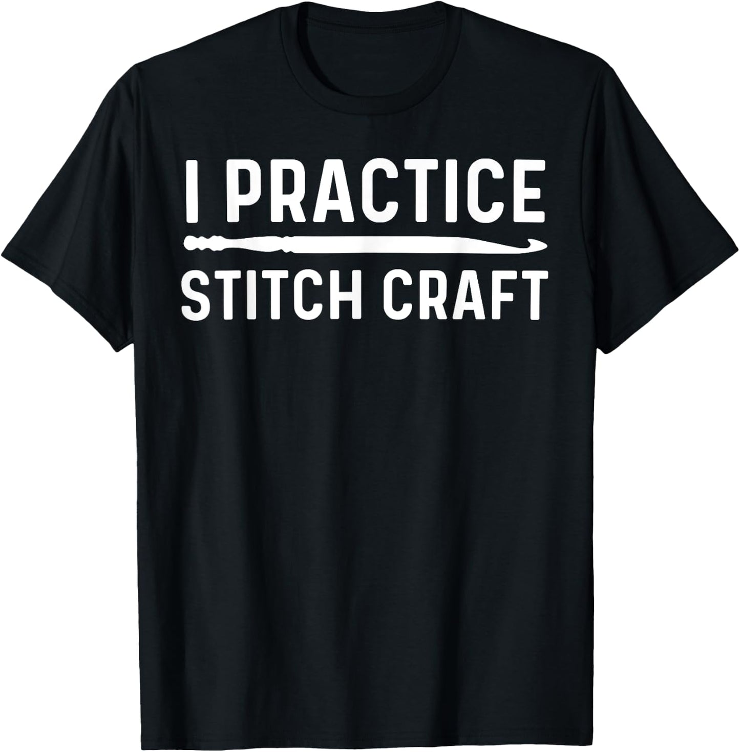 Best Crocheting Art Women Crocheter Crochet Lover T-Shirt - T-Shirt | Black