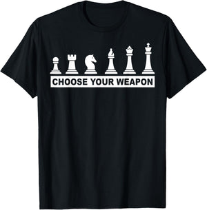 Funny Chess For Chess Lover Kids Boys Girls Cool Player T-Shirt - T-Shirt | Black