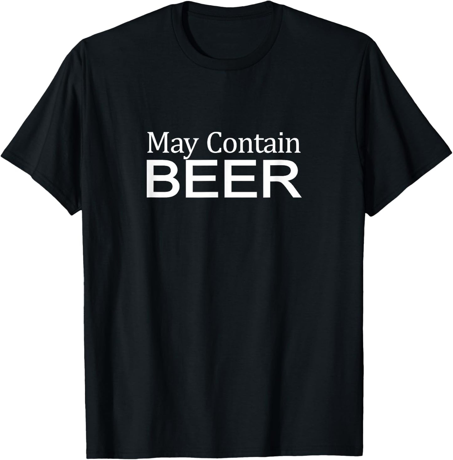 May Contain Beer T-Shirt - T-Shirt | Black