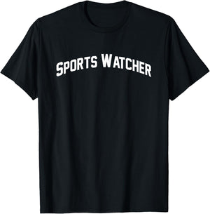 Vintage Sports Watcher Shirt For The True Fanatic T-Shirt - T-Shirt | Black