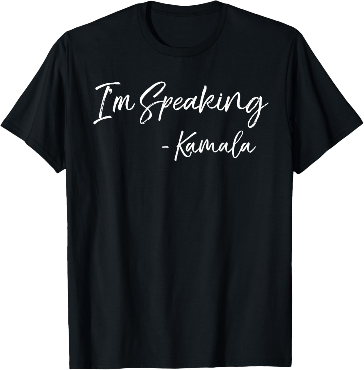 Cute Kamala Harris Shirt I'm Speaking - Kamala T-Shirt - T-Shirt | Black