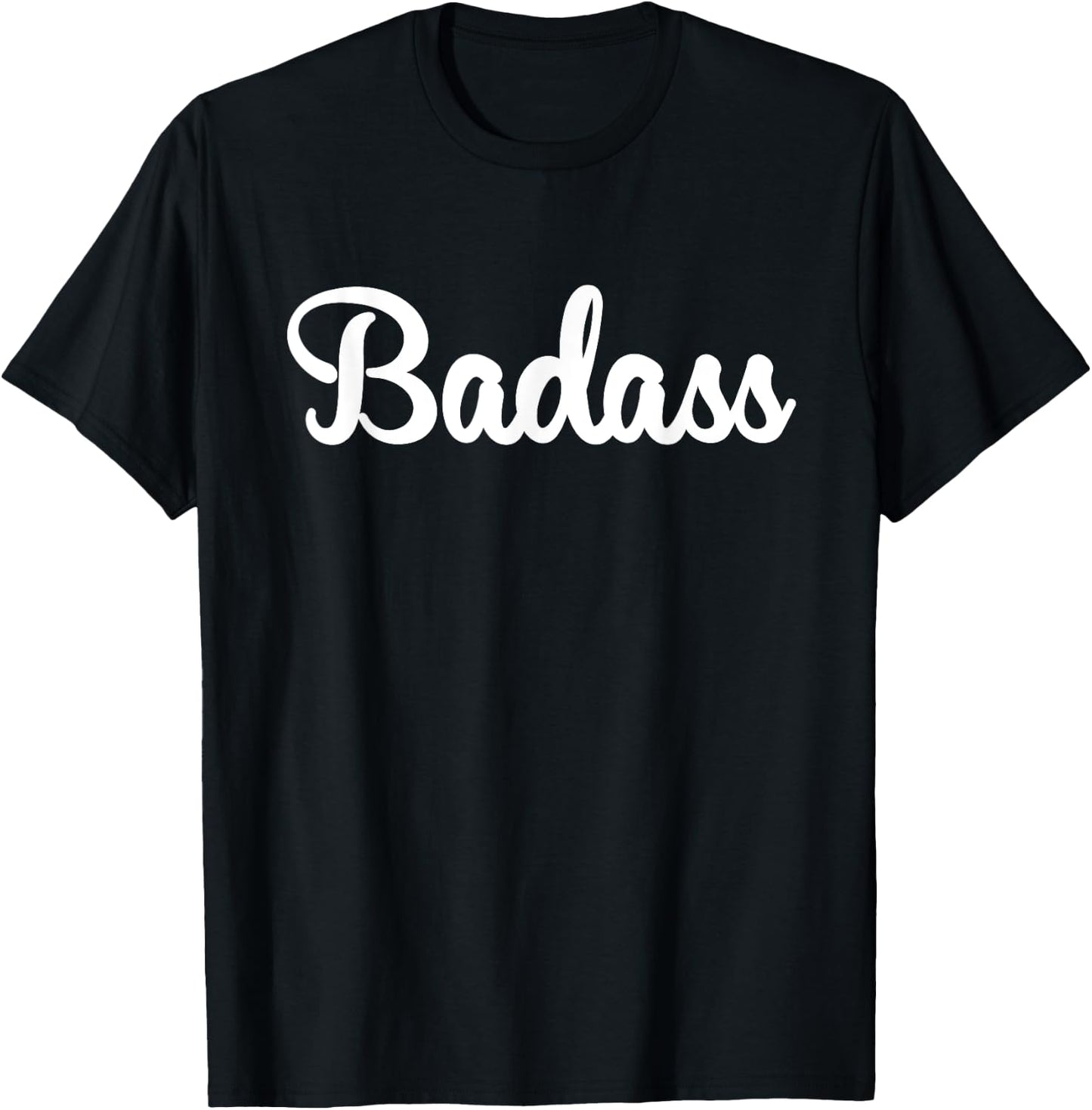 Badass Retro Funny Gift A Badass T-Shirt - T-Shirt | Black