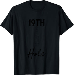 19th Hole Golf Beer T-Shirt - T-Shirt | Black